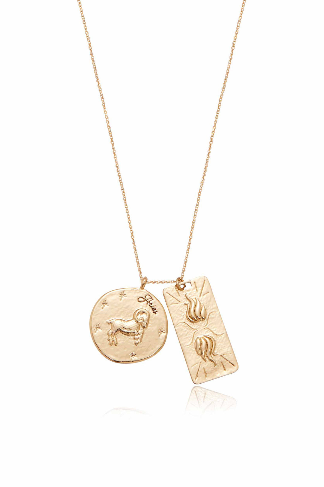 Ettika Zodiac Double Medallion Necklace