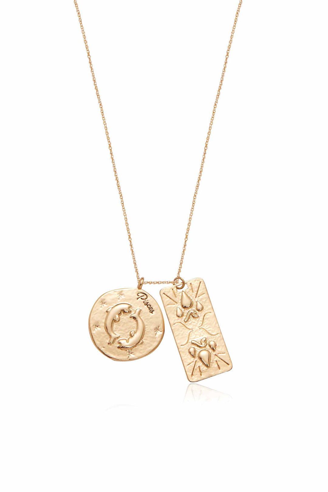 Ettika Zodiac Double Medallion Necklace