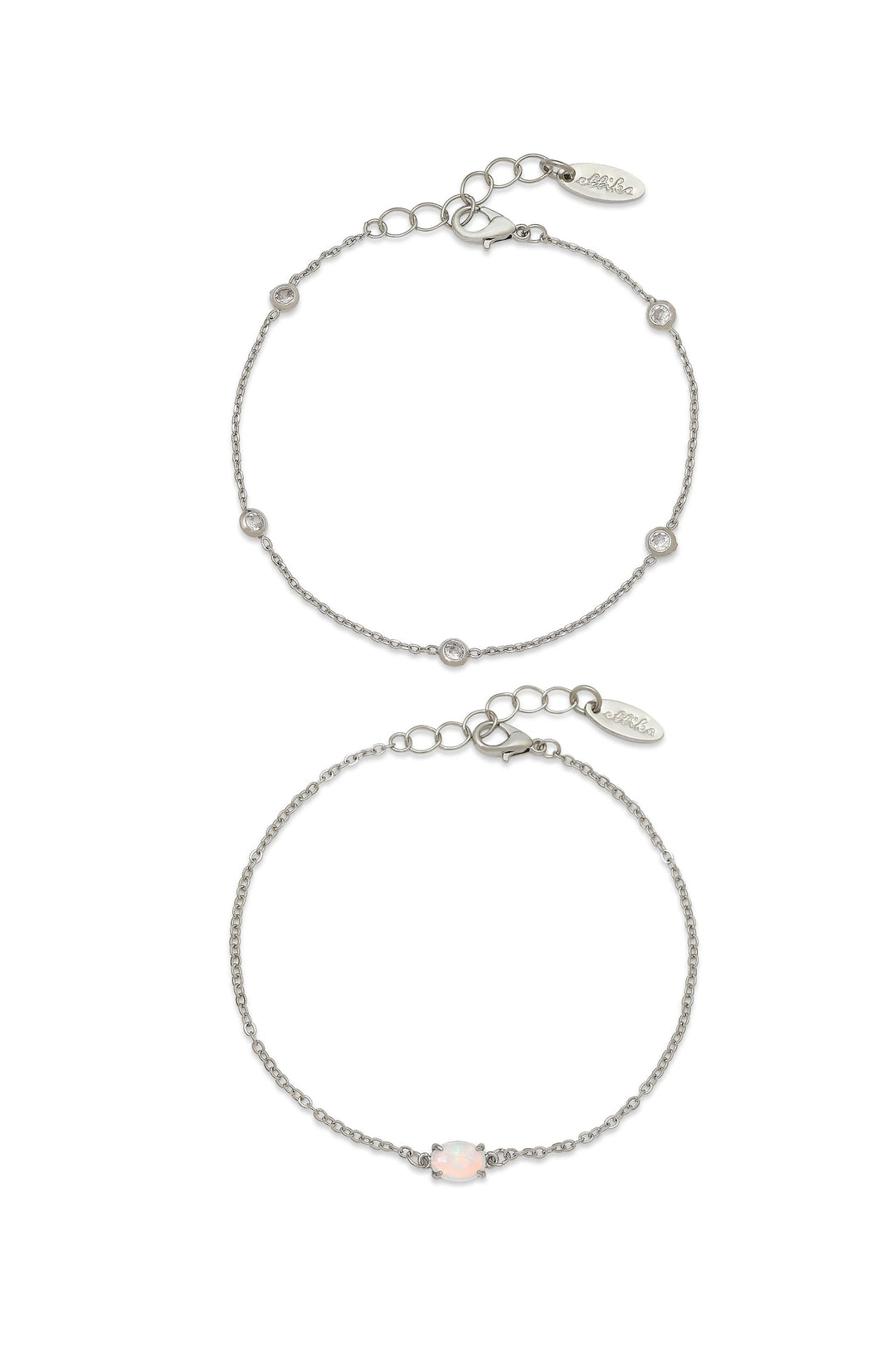 Dainty Bracelet Set with Extender - Dear Lucy