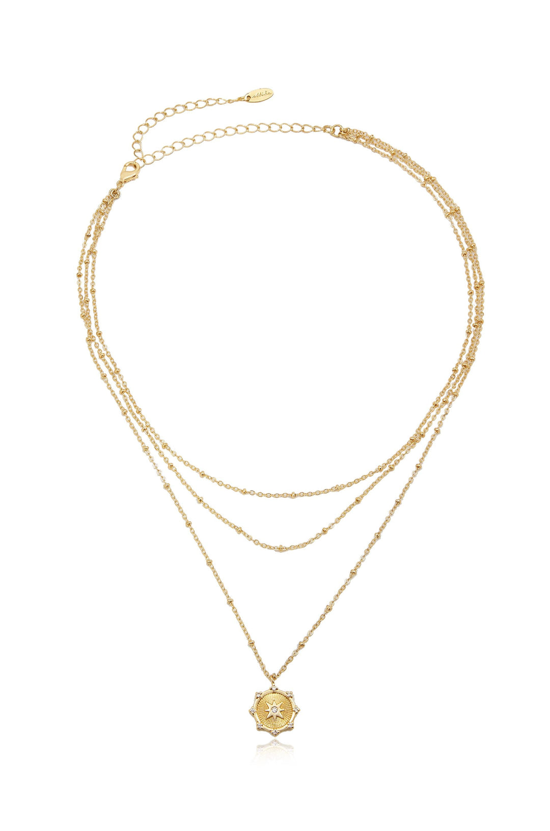 Compass Keepsake Layered Necklace - Dear Lucy