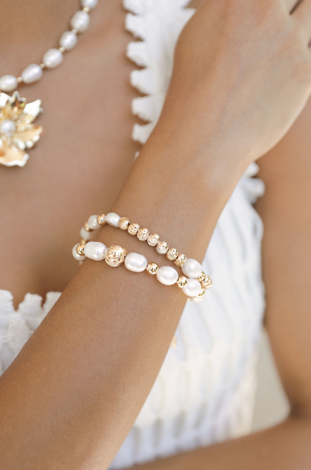 Perfect Days Freshwater Pearl Bracelet Set - Dear Lucy