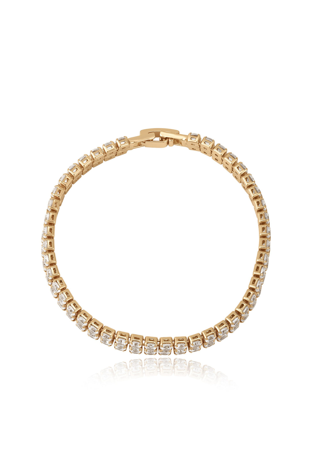 Ettika Crystal Double Layered Tennis Bracelet