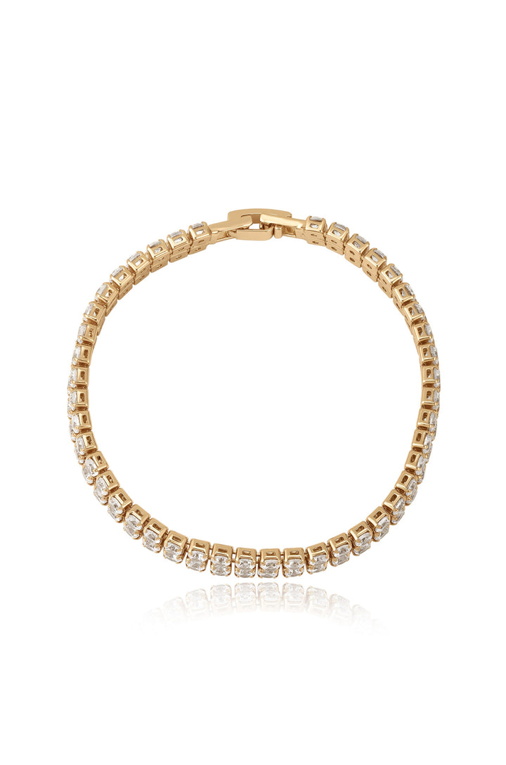 Ettika Crystal Double Layered Tennis Bracelet