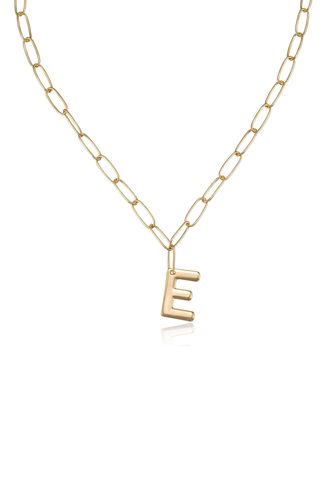 Ettika Paperclip Link Initial Necklace