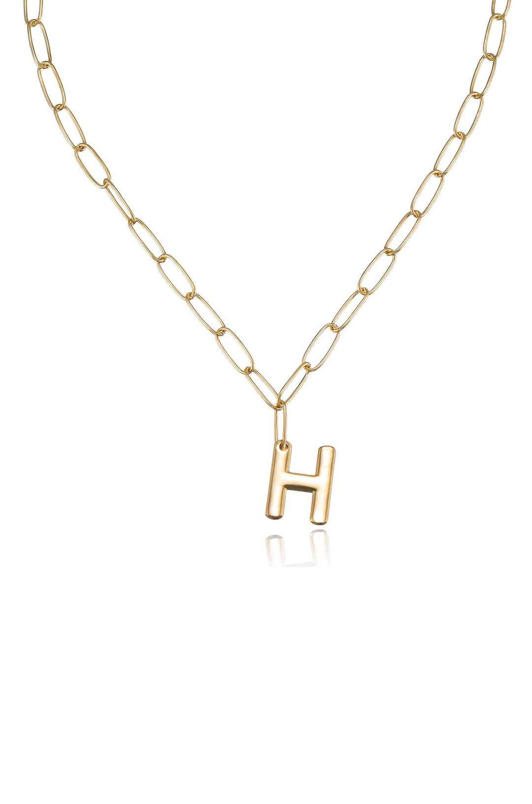 Ettika Paperclip Link Initial Necklace