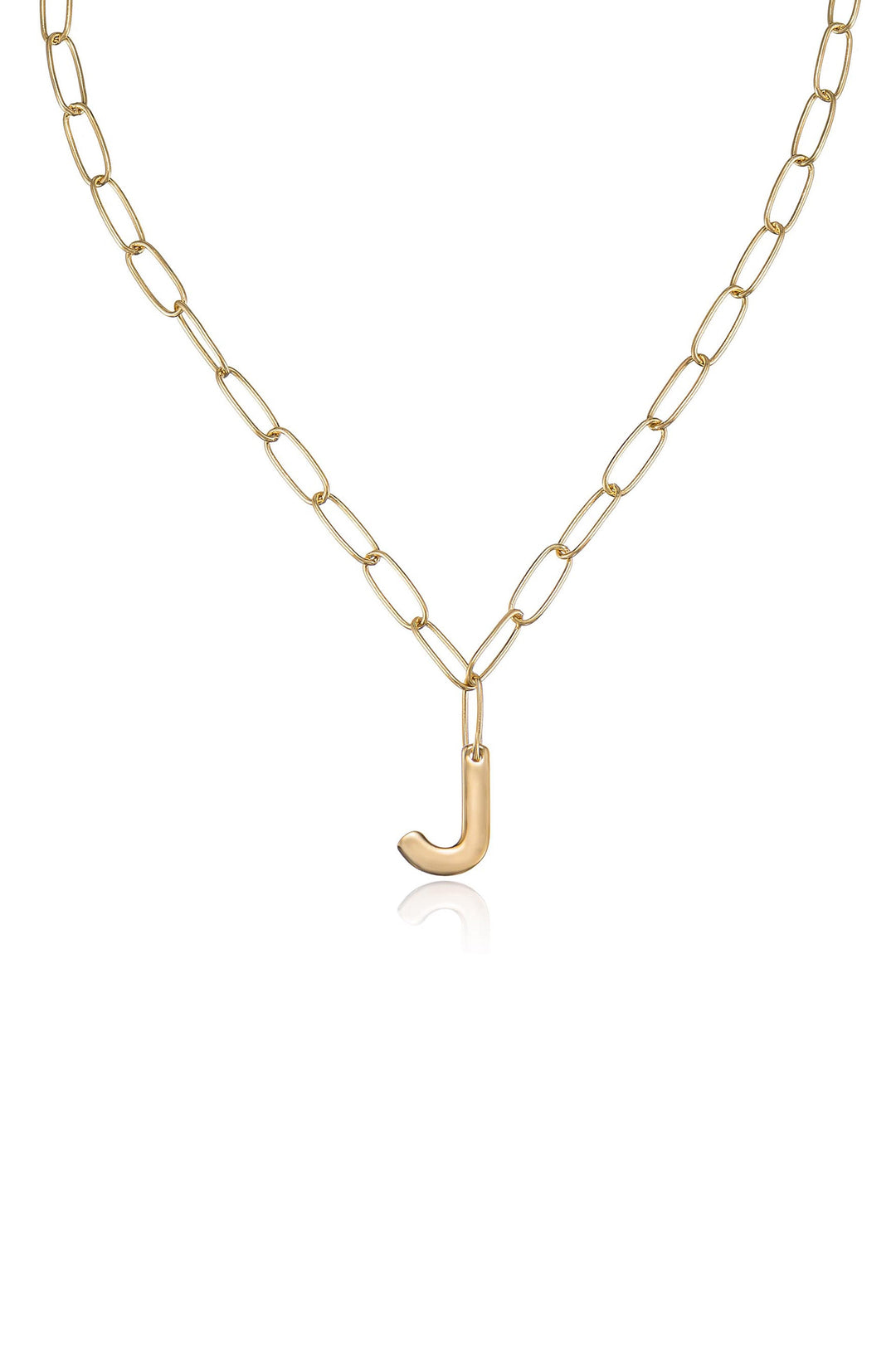 Ettika Paperclip Link Initial Necklace