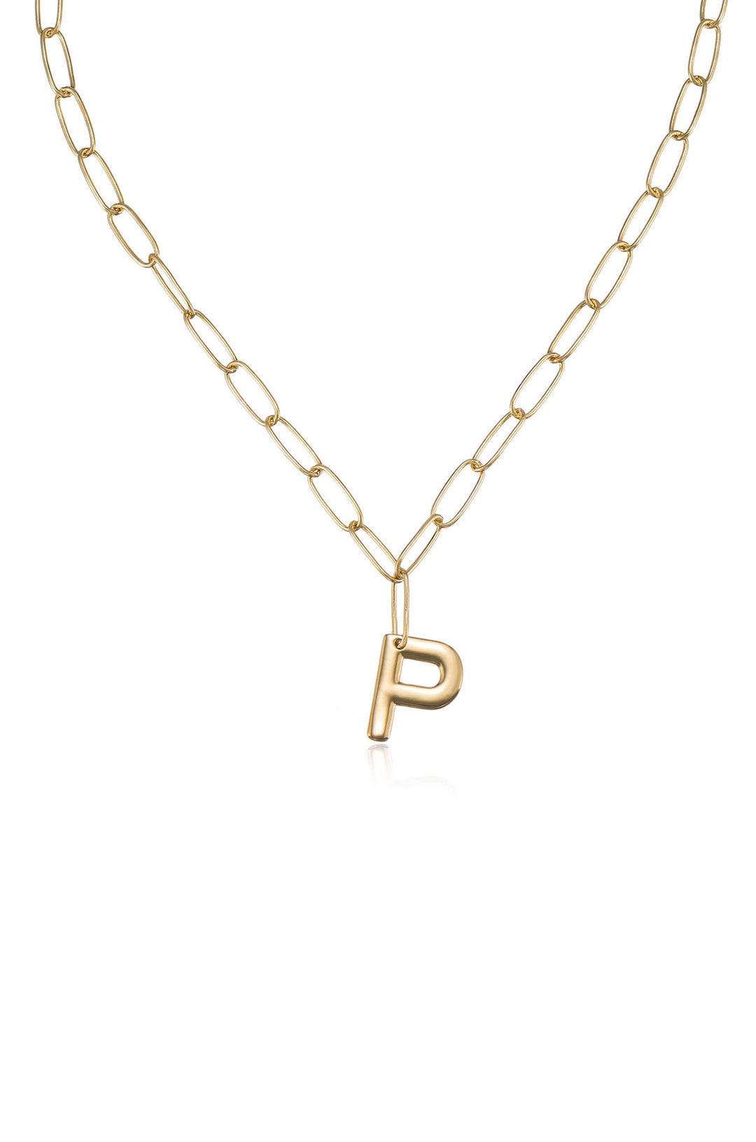 Ettika Paperclip Link Initial Necklace