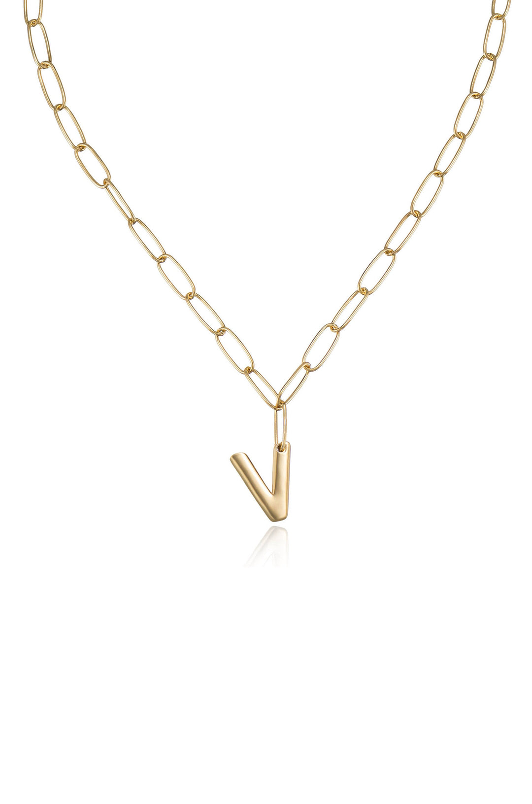 Ettika Paperclip Link Initial Necklace