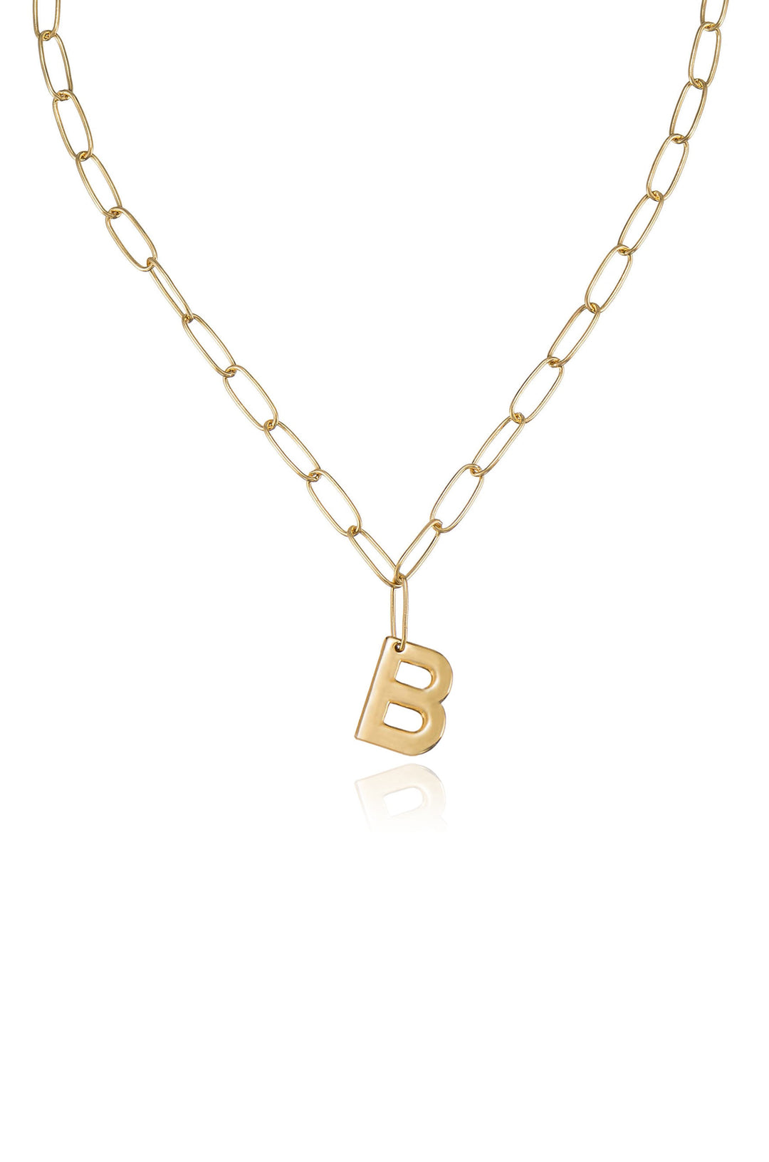 Ettika Paperclip Link Initial Necklace