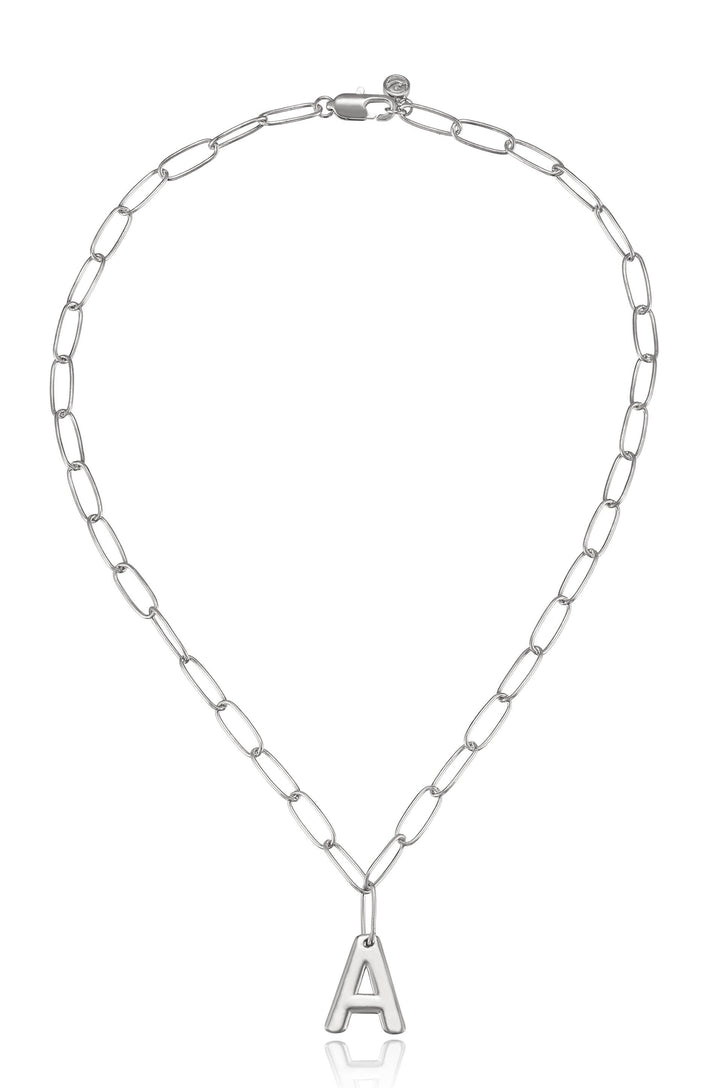 Ettika Paperclip Link Initial Necklace