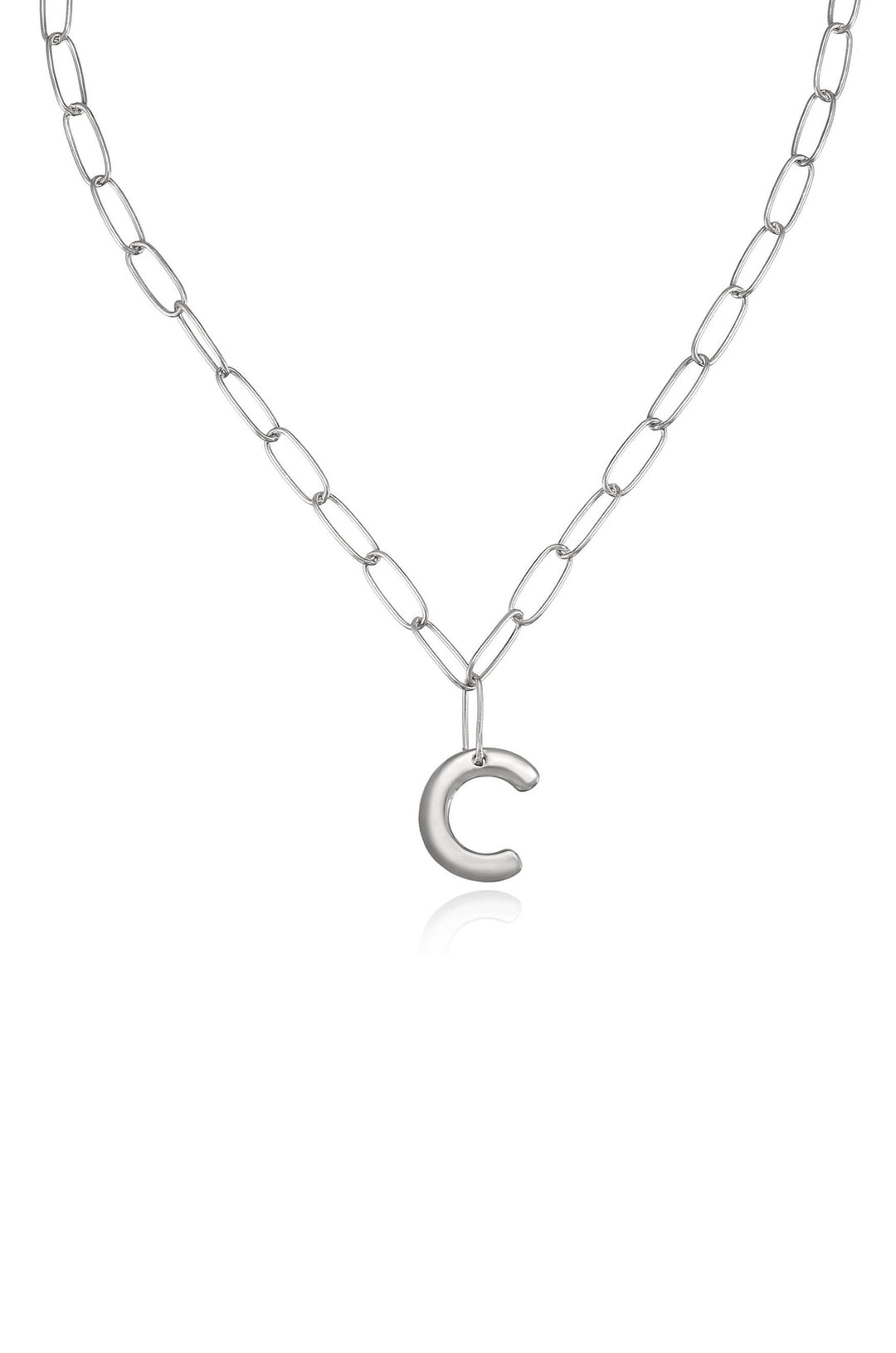 Ettika Paperclip Link Initial Necklace