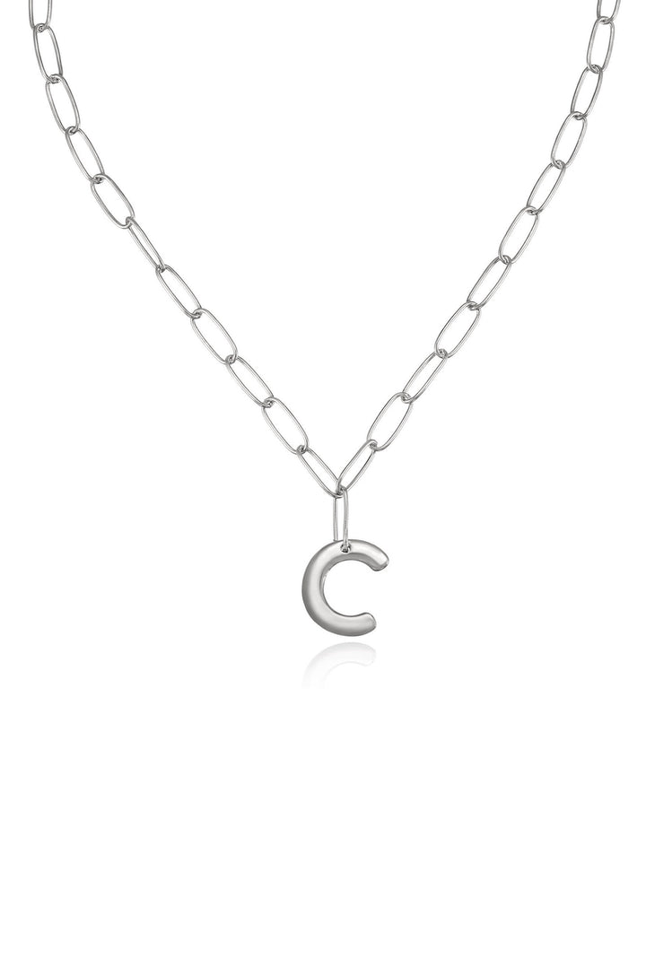 Ettika Paperclip Link Initial Necklace