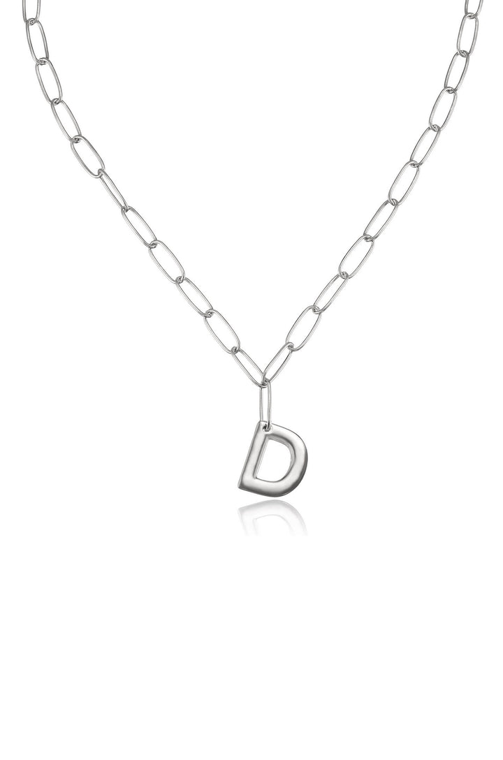 Ettika Paperclip Link Initial Necklace