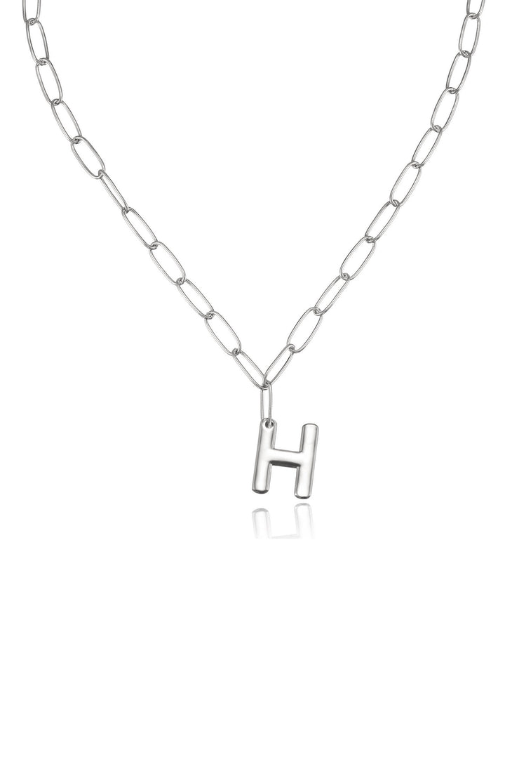 Ettika Paperclip Link Initial Necklace