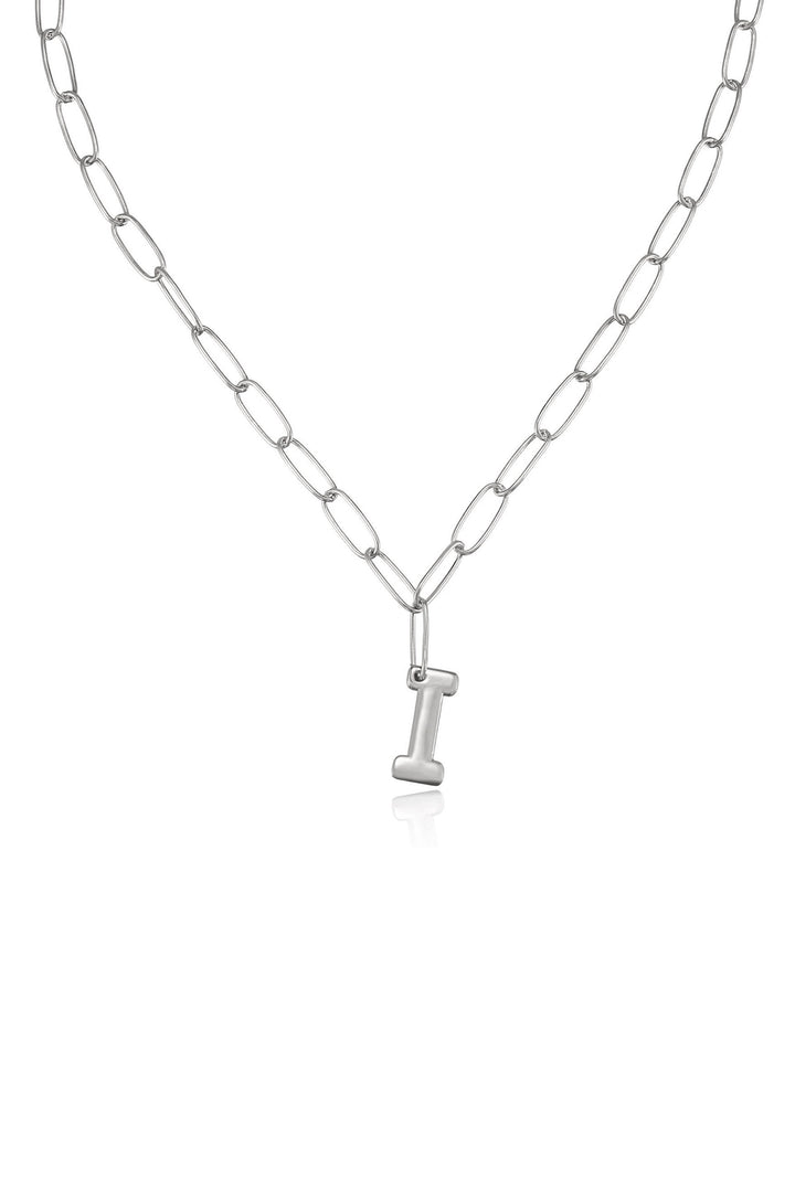 Ettika Paperclip Link Initial Necklace