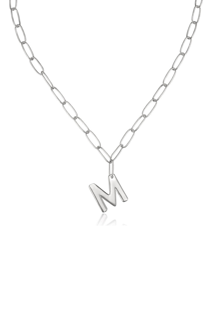 Ettika Paperclip Link Initial Necklace