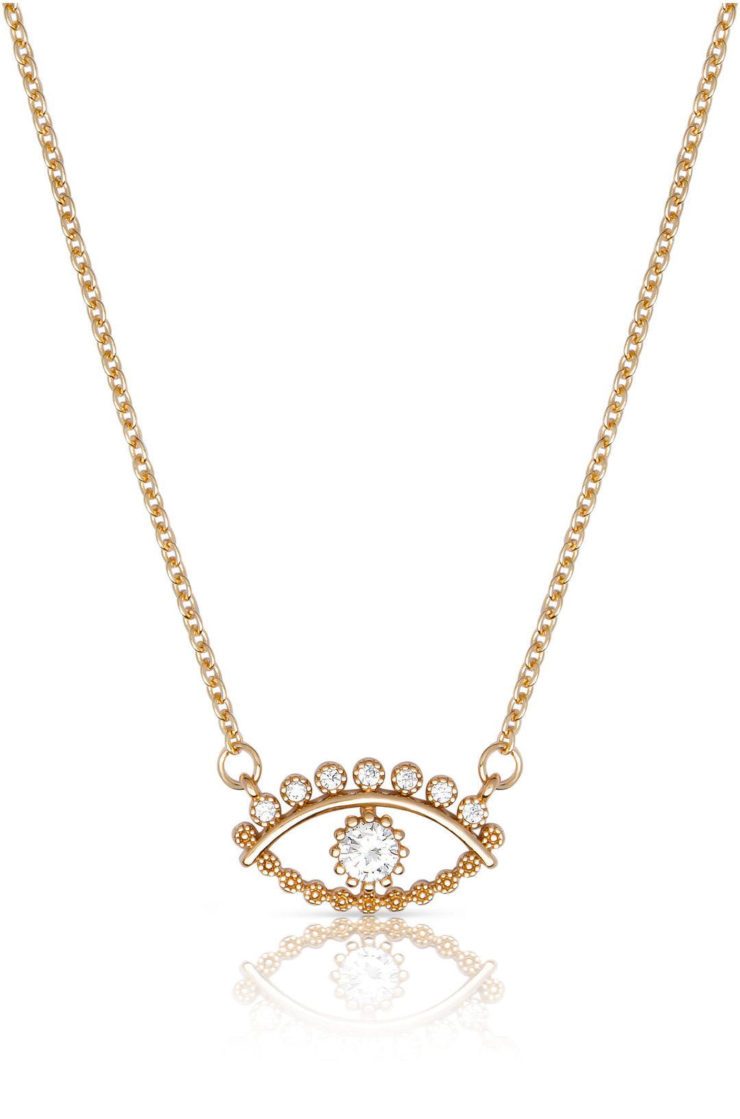 All Knowing Eye Crystal Necklace - Dear Lucy