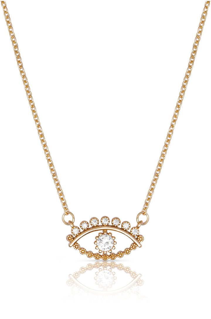 All Knowing Eye Crystal Necklace - Dear Lucy