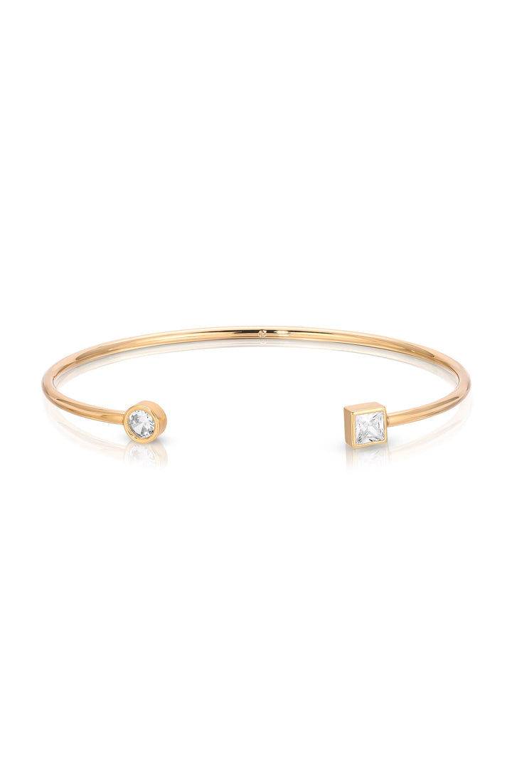 Crystal Shapes Bracelet Cuff - Dear Lucy