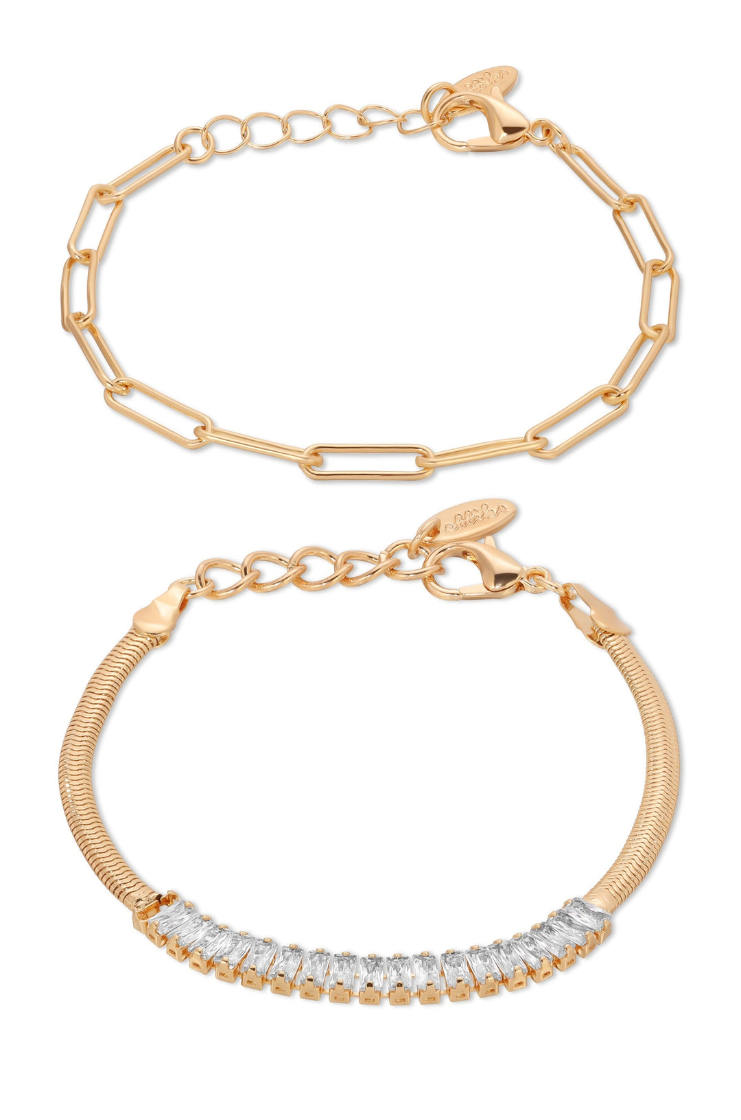 Links and Shine Bracelet Set of 2 - Dear Lucy