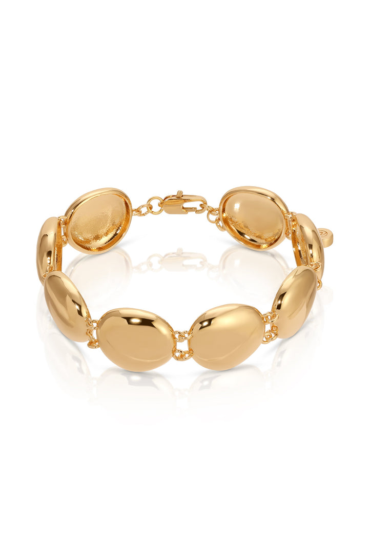 Polished Pebble Linked Bracelet - Dear Lucy