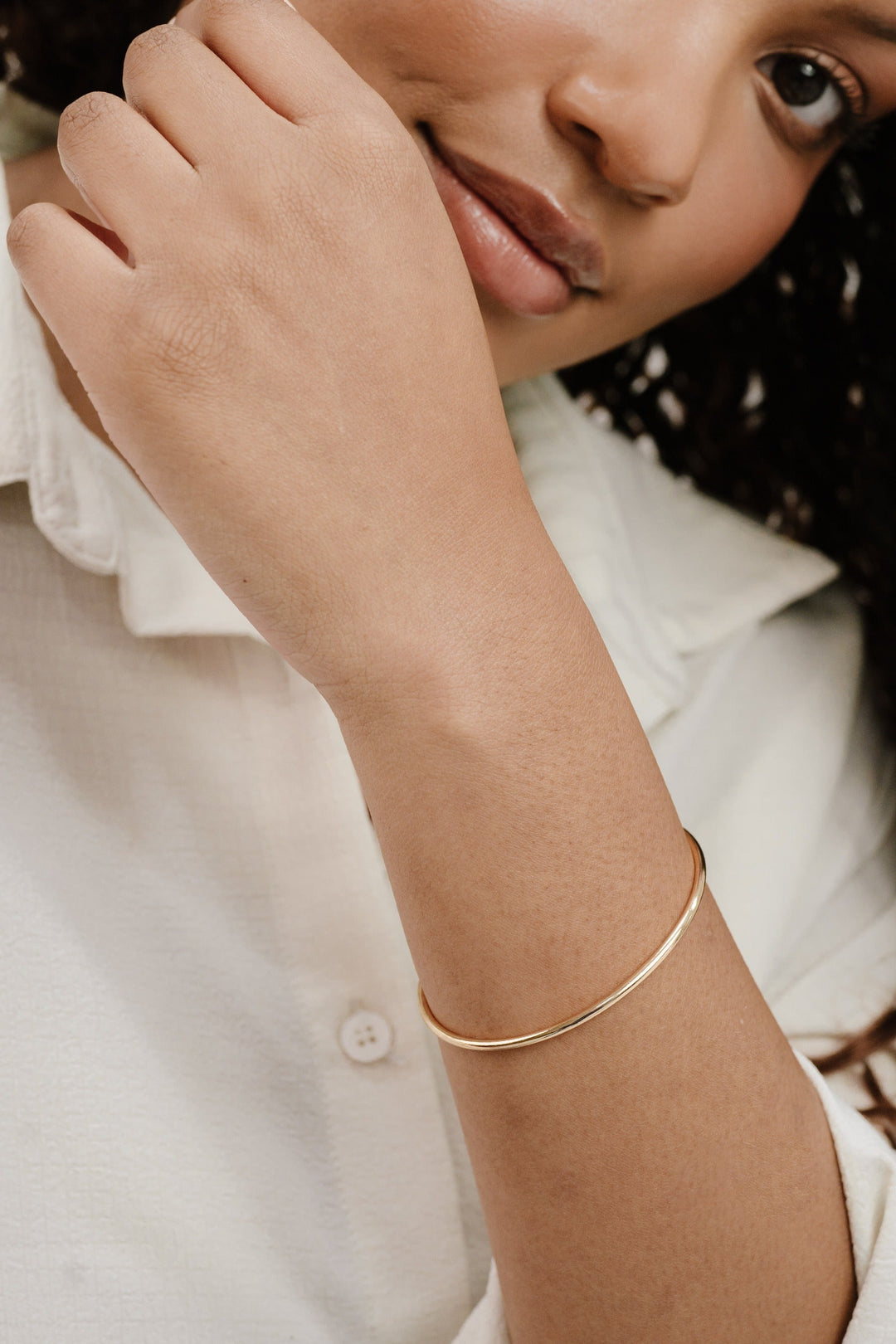 Crystal Shapes Bracelet Cuff - Dear Lucy