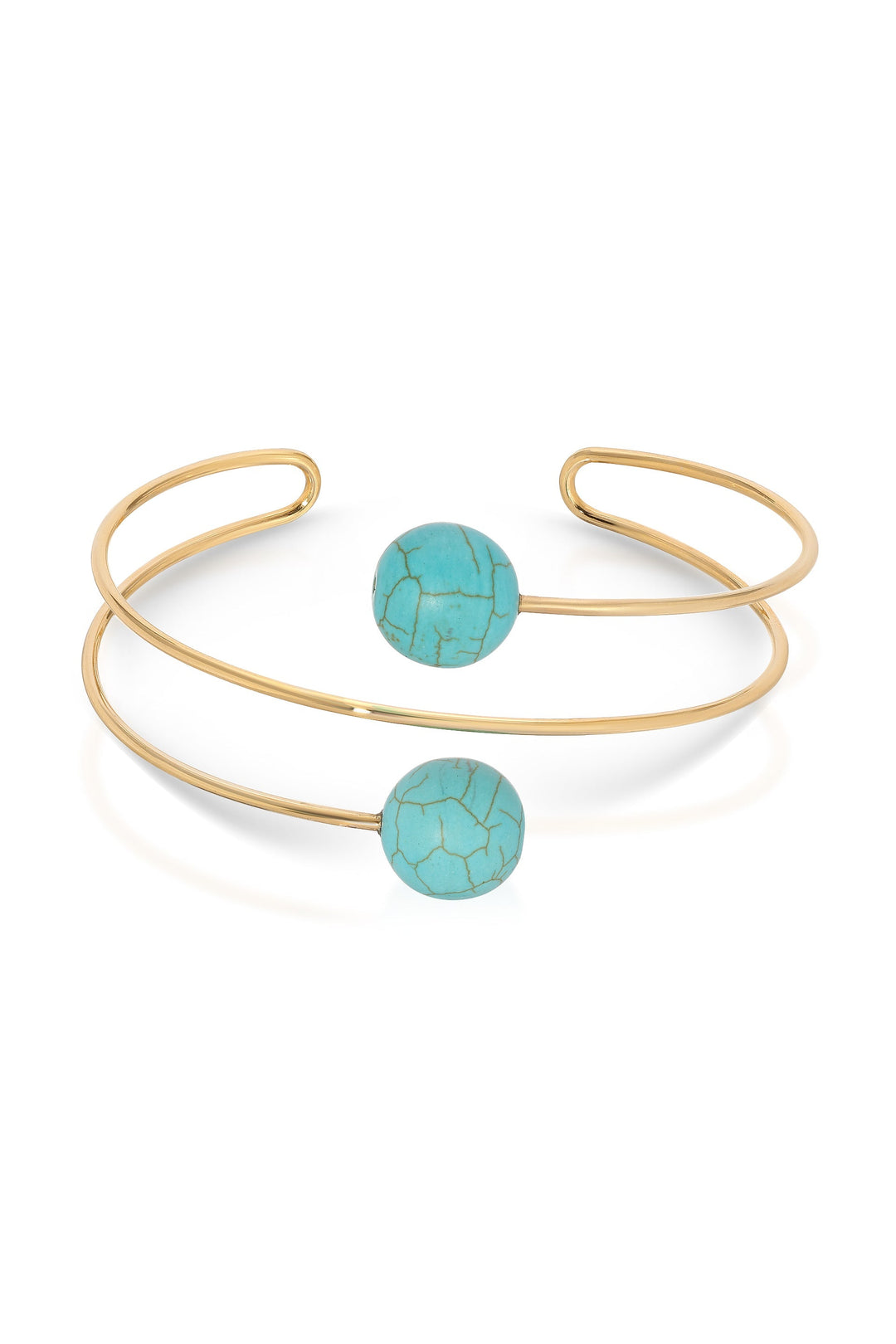 Summer Escape Turquoise Cuff - Dear Lucy