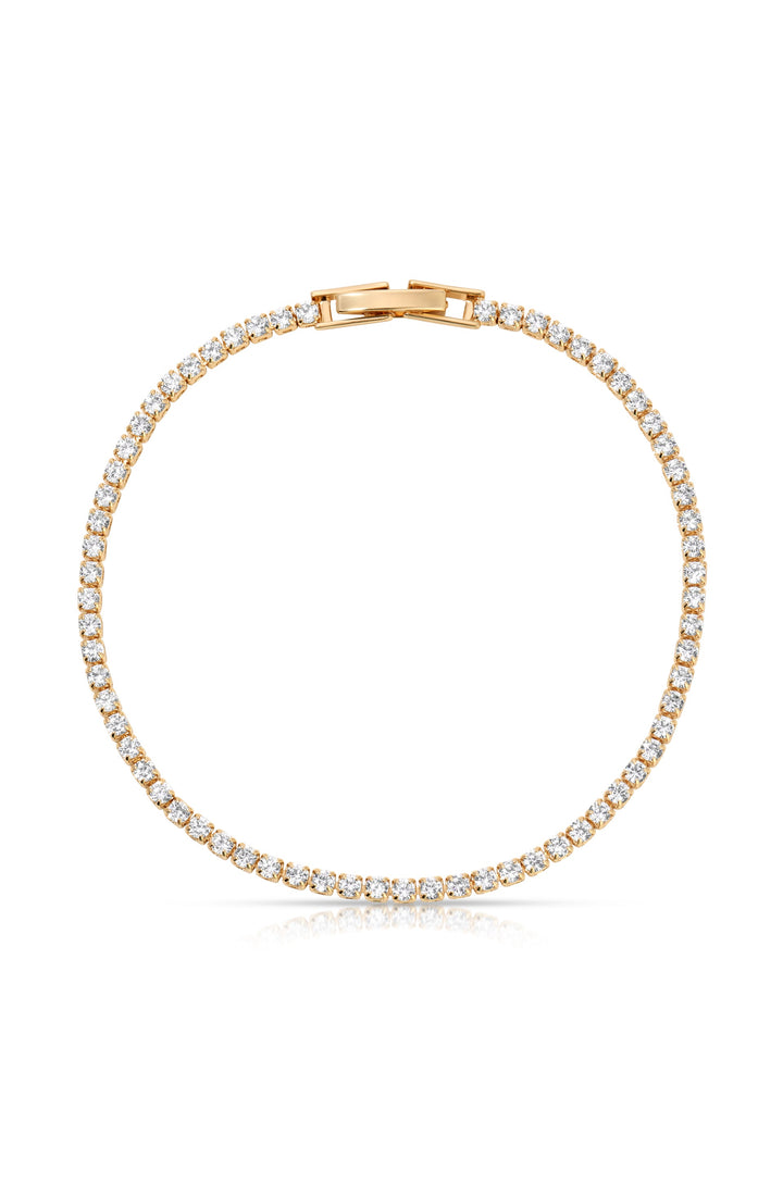 Ettika Minimalist Crystal Tennis Bracelet