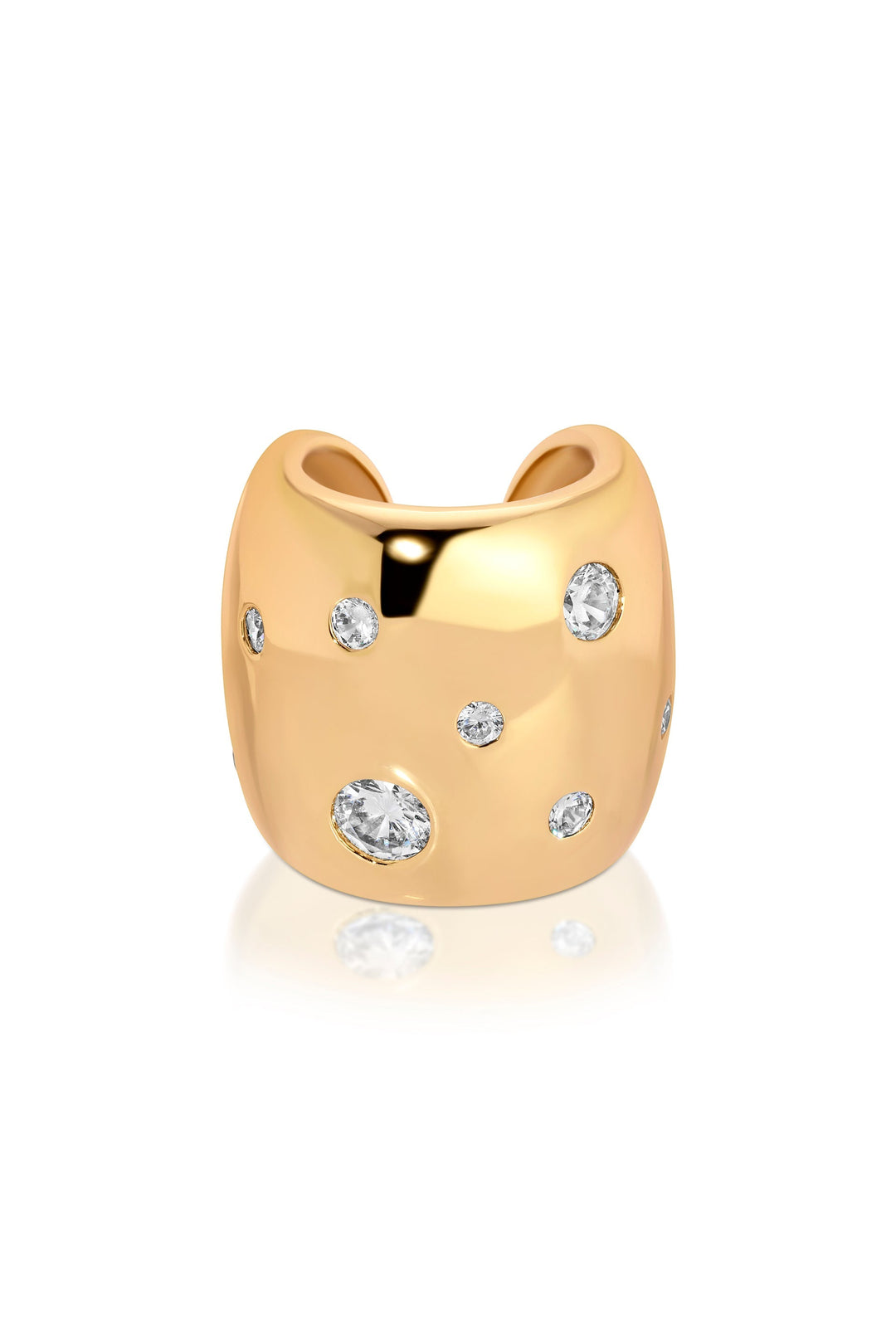 Scattered Crystal Chunky Ear Cuff - Dear Lucy