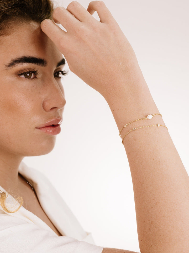 Dainty Bracelet Set with Extender - Dear Lucy