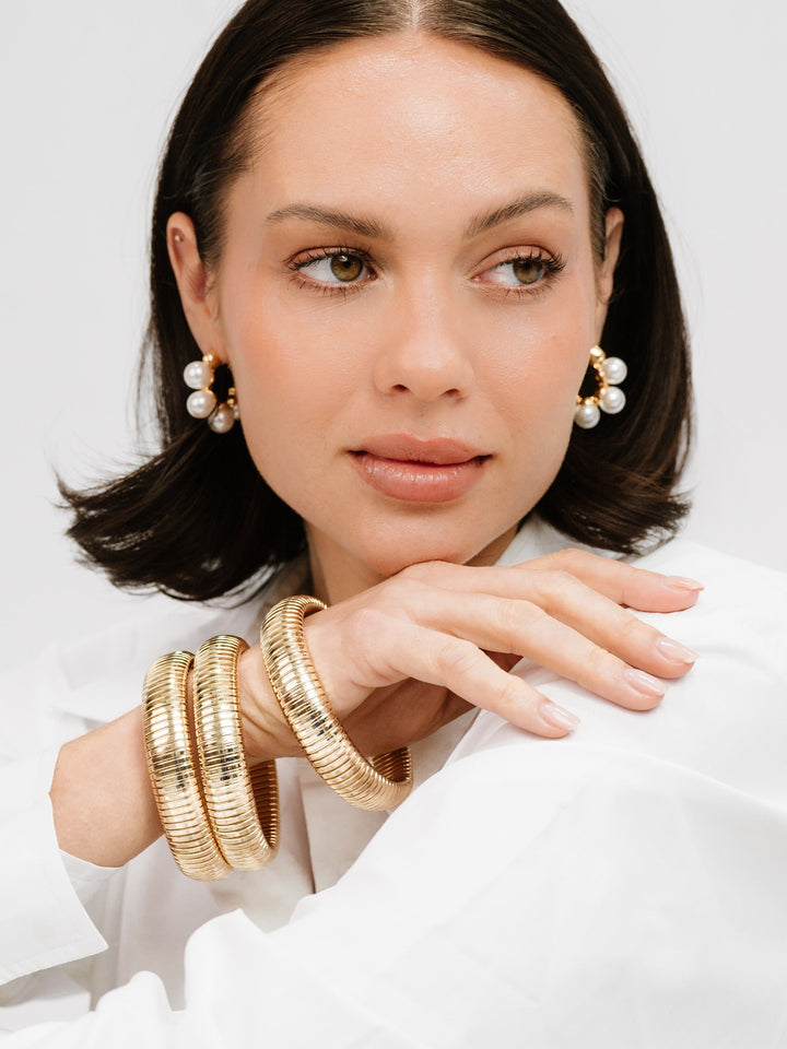 Flex Snake Chain Stretch Bracelet Set - Dear Lucy