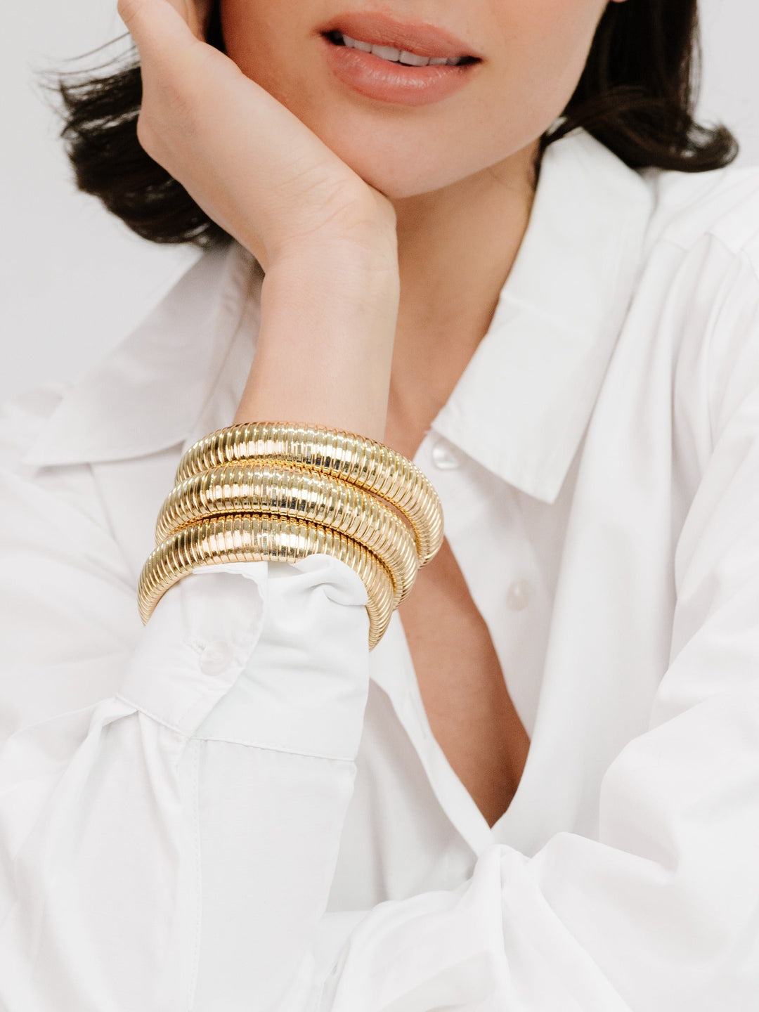 Flex Snake Chain Stretch Bracelet Set - Dear Lucy