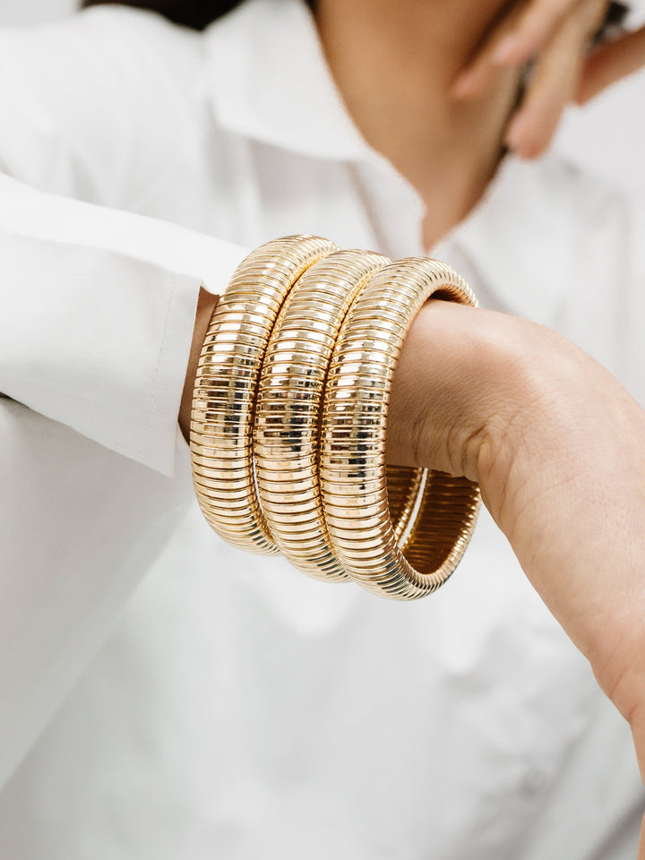 Flex Snake Chain Stretch Bracelet Set - Dear Lucy