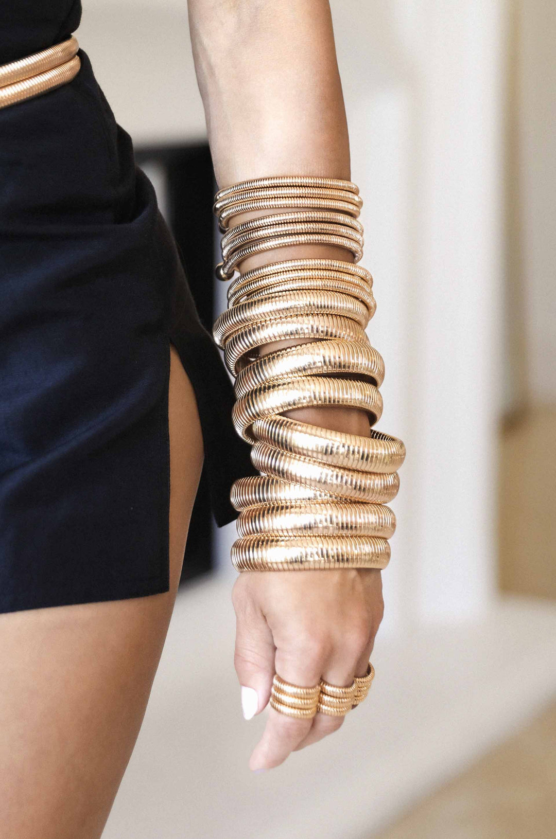 Flex Snake Chain Stretch Bracelet Set - Dear Lucy