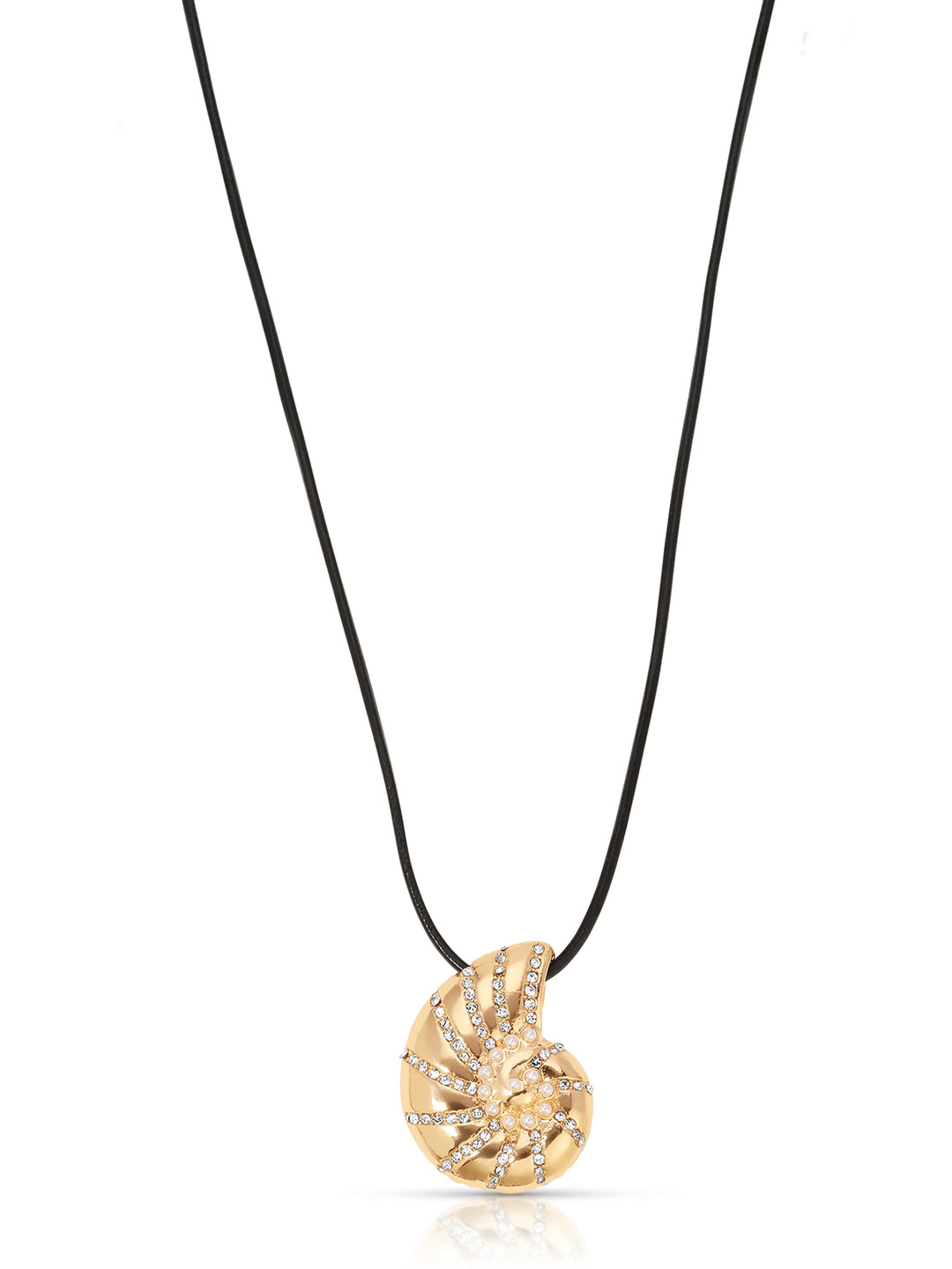 Nautilus Shell Cord Necklace - Dear Lucy