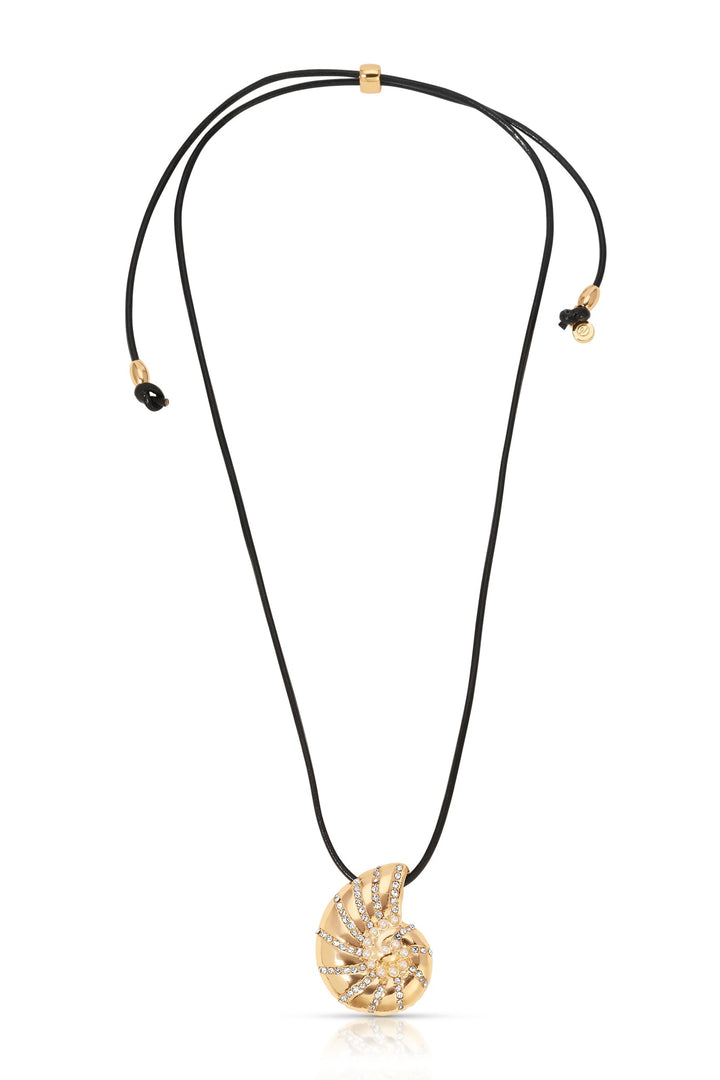 Nautilus Shell Cord Necklace - Dear Lucy