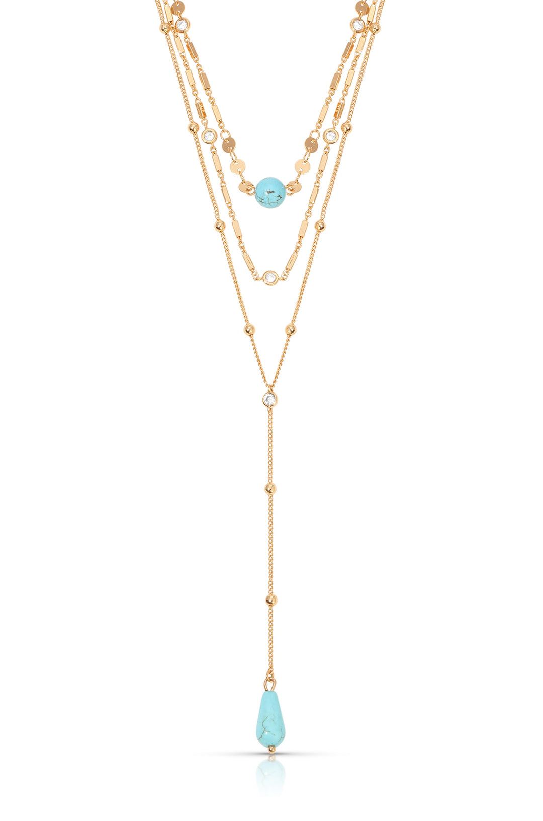 Forever Falling Turquoise Lariat - Dear Lucy