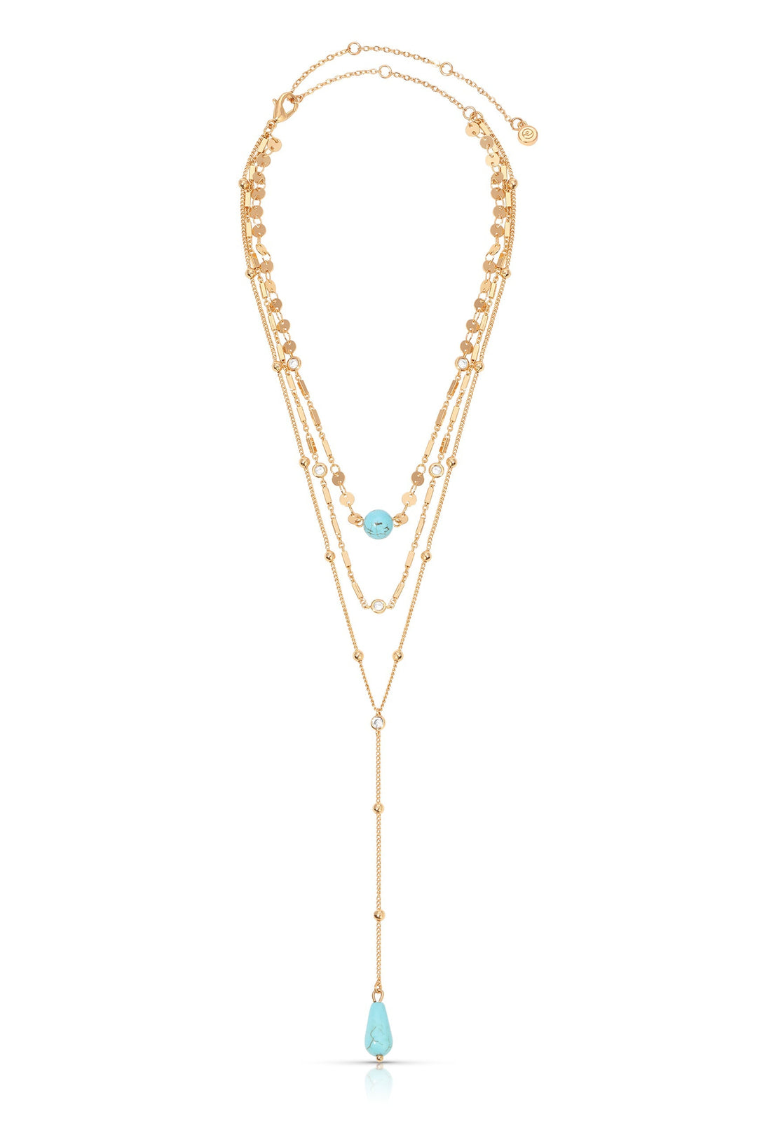 Forever Falling Turquoise Lariat - Dear Lucy