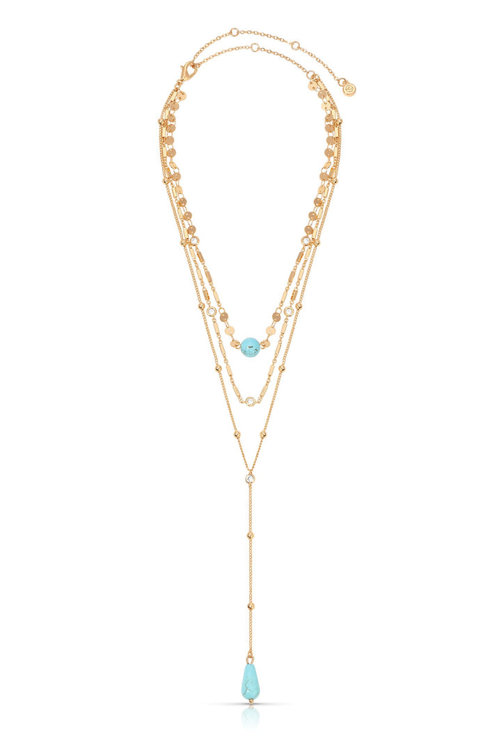 Forever Falling Turquoise Lariat - Dear Lucy
