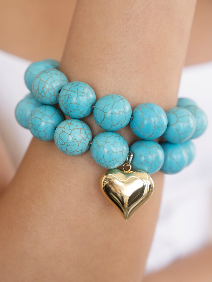 Luck and Love Turquoise Bracelet Set - Dear Lucy