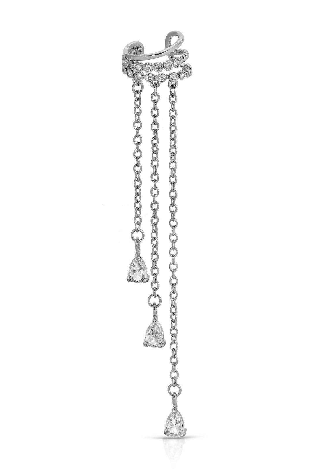 Crystal Waterfall Ear Cuff - Dear Lucy