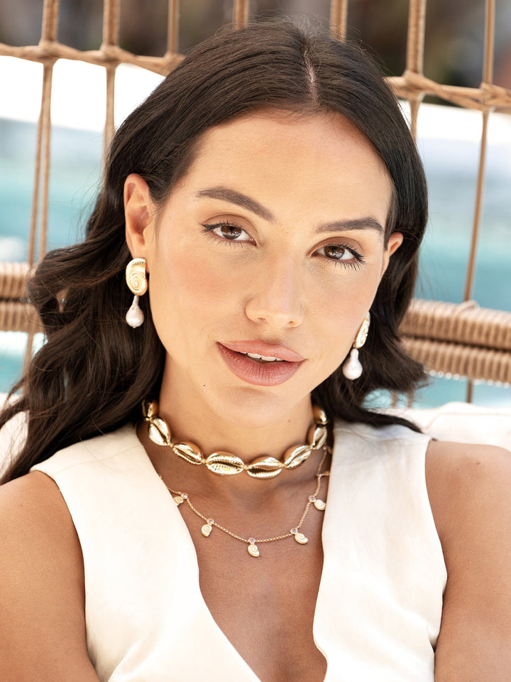 Nautilus Shell Charm Necklace - Dear Lucy