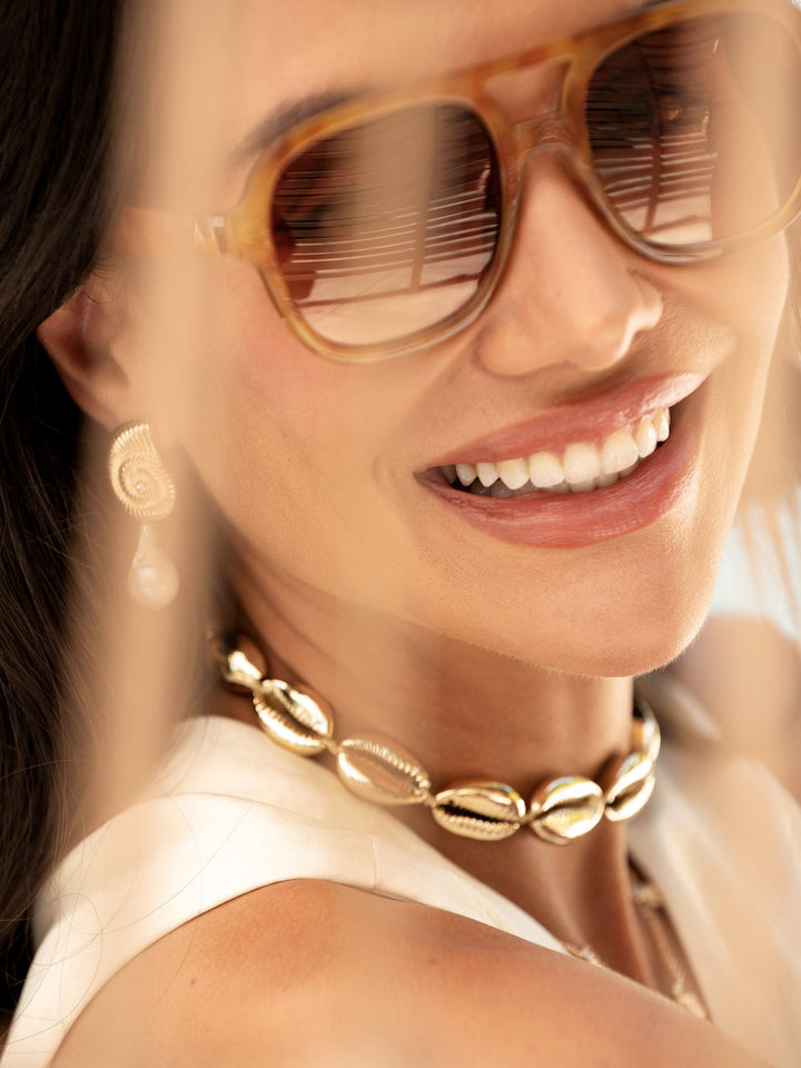 Ettika Cowrie Shell Necklace - Dear Lucy