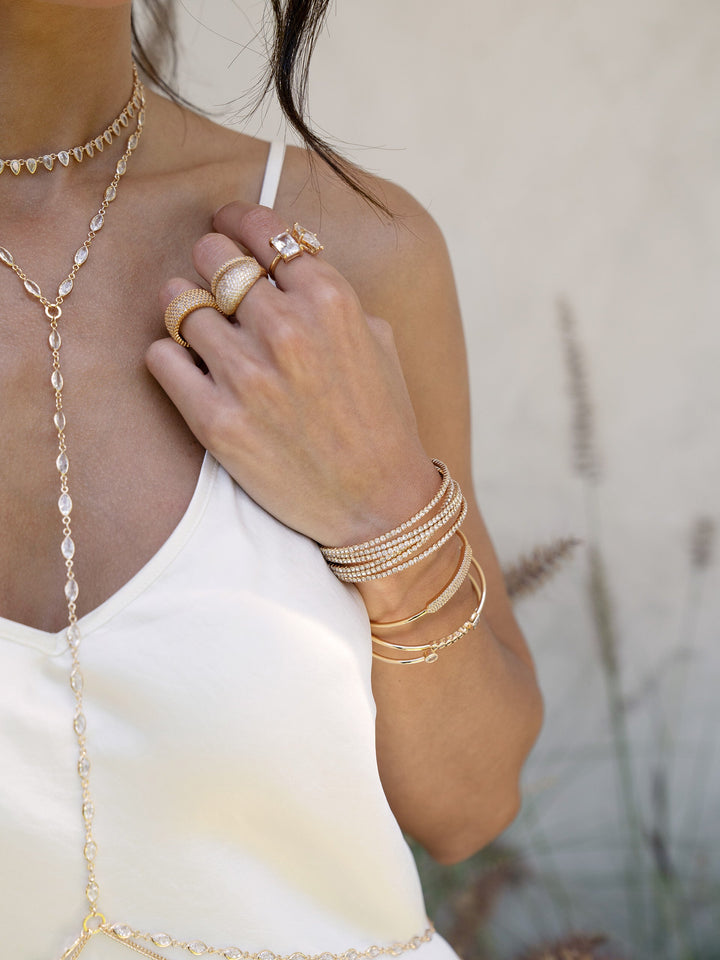 Crystal Strand Cuff - Dear Lucy