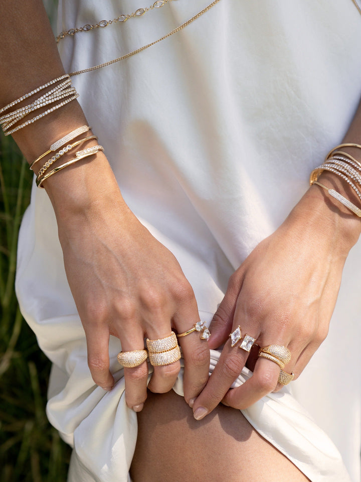 Crystal Strand Cuff - Dear Lucy