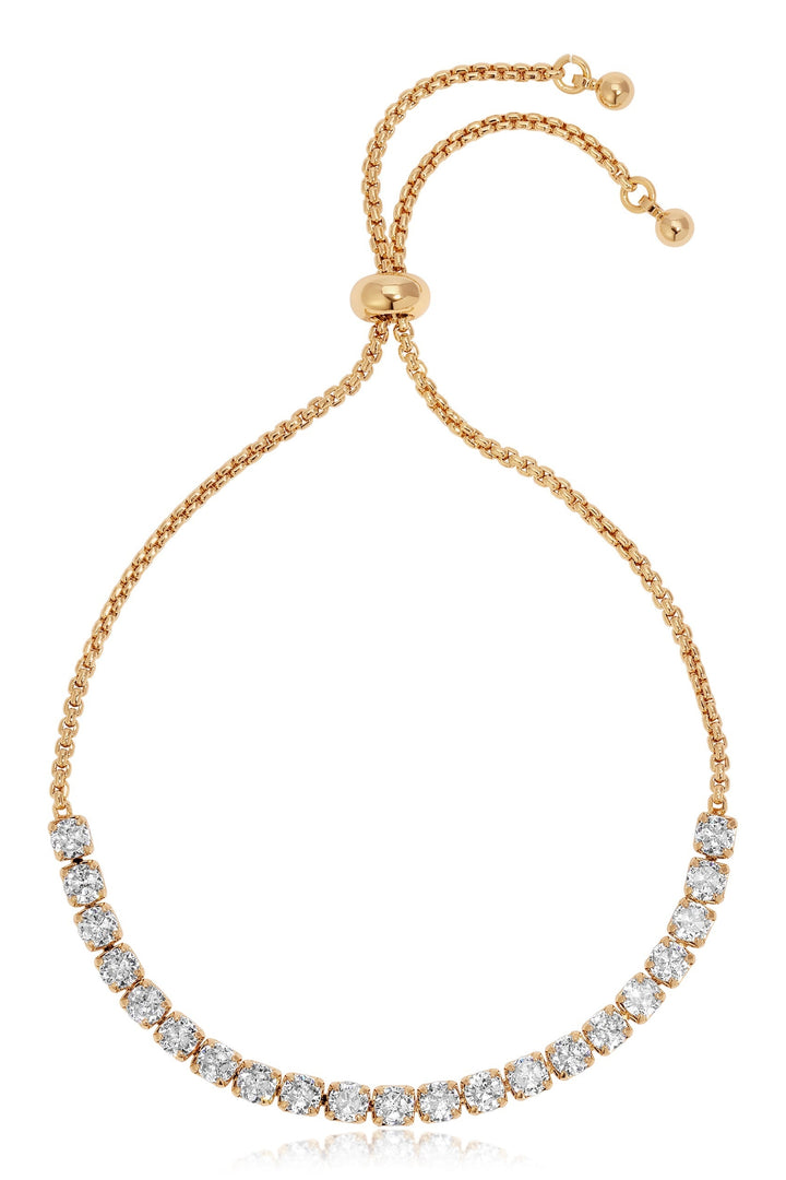 Adjustable Dainty Crystal Bracelet - Dear Lucy