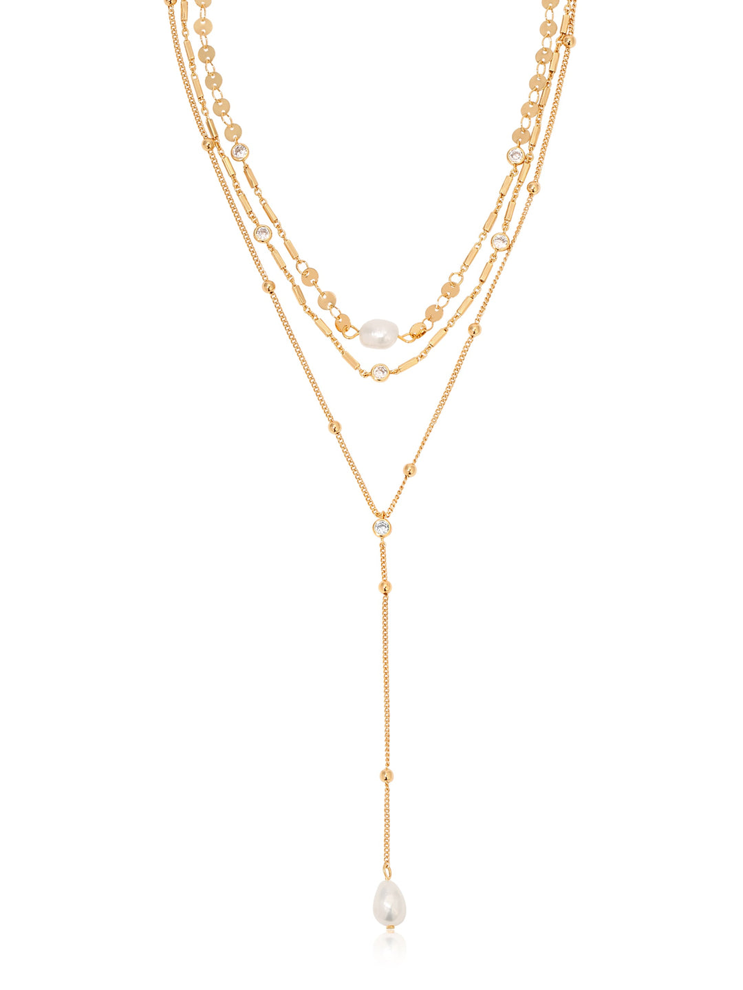 Forever Falling Pearl Lariat - Dear Lucy