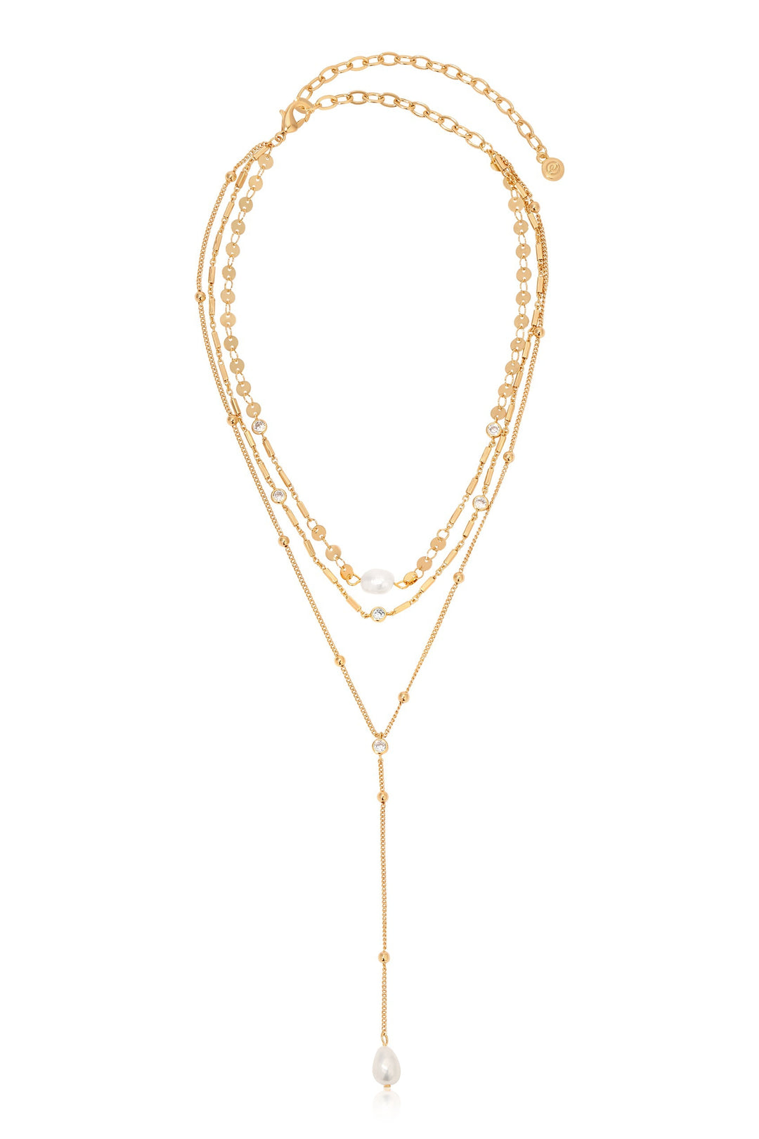 Forever Falling Pearl Lariat - Dear Lucy