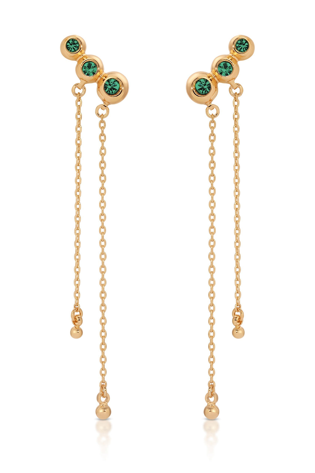 Emerald City Waterfall Earrings - Dear Lucy