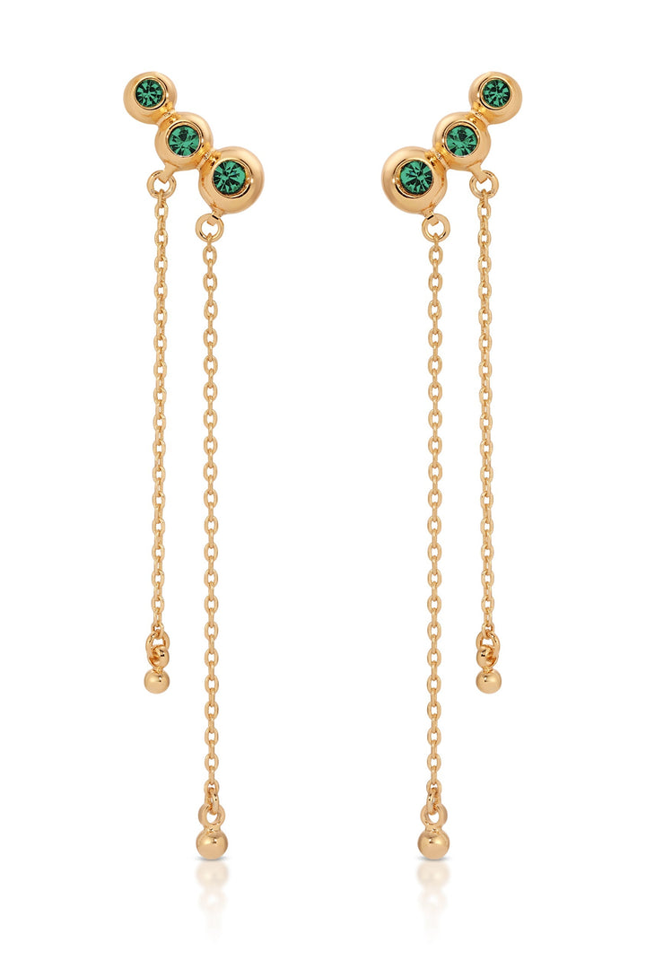Emerald City Waterfall Earrings - Dear Lucy